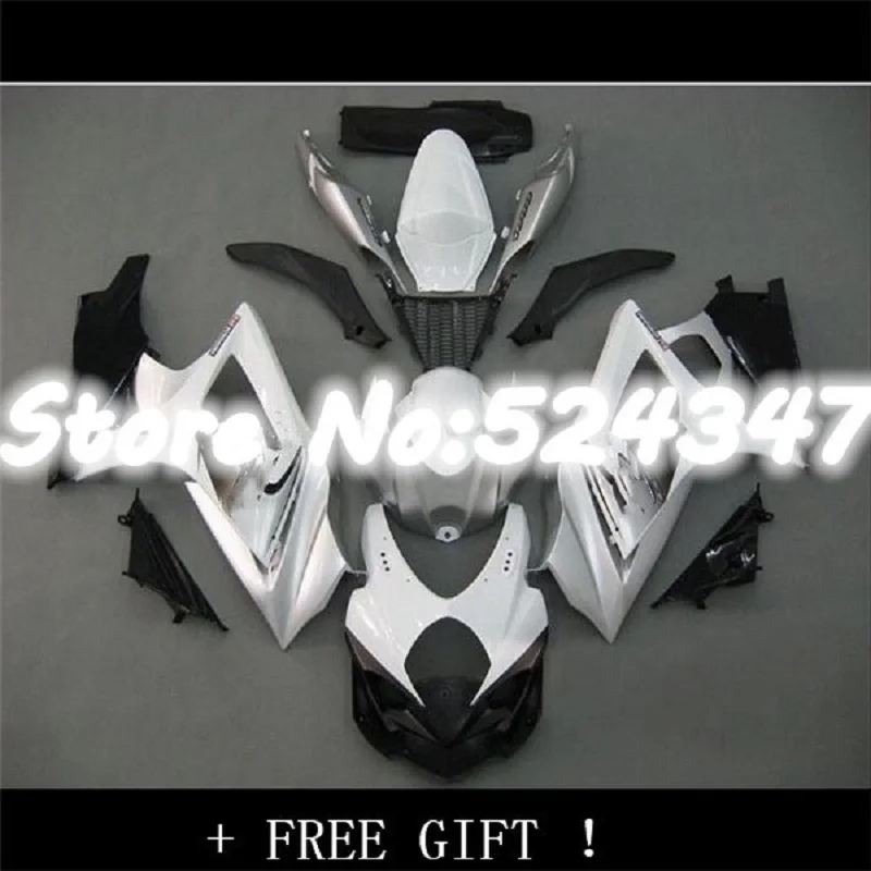 Fairing For SUZUKI GSX-R1000 K7 07 08 Silver White GSXR1000 2007 2008 Body GSX R1000 GSXR 1000 K7 07-08
Fairing For SUZUKI GSX-R1000 K7 07 08 Silver White GSXR1000 2007 2008 Body GSX R1000 GSXR 1000 K7 07-08