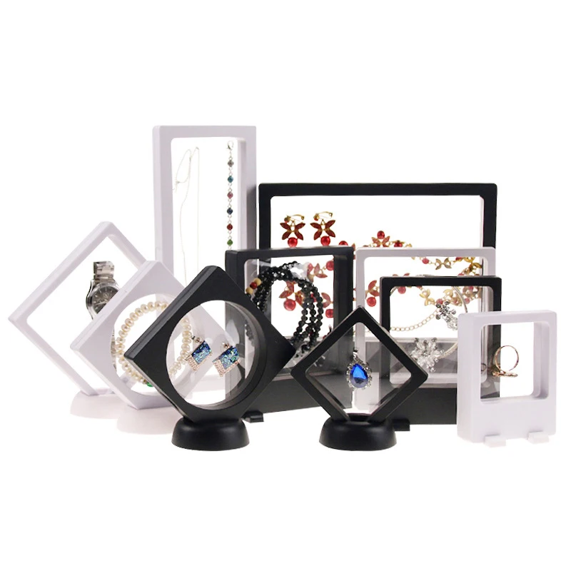PE Membrane Earring Jewellery Plastic Suspended Floating Display Case Coin Floating Display Rack Case Make Up Organizer Boxes
PE Membrane Earring Jewellery Plastic Suspended Floating Display Case Coin Floating Display Rack Case Make Up Organizer Boxes