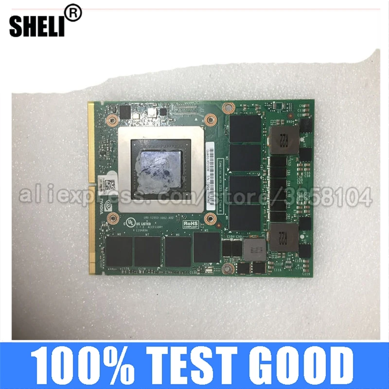 K5100M K 5100m M5000M 8G N15E-53-A2 CN-034P9D VGA Video Graphic Card for DELL M6700 M6800 HP 8770W ZBOOK15 G1 G2 100% Test Ok
K5100M K 5100m M5000M 8G N15E-53-A2 CN-034P9D VGA Video Graphic Card for DELL M6700 M6800 HP 8770W ZBOOK15 G1 G2 100% Test Ok