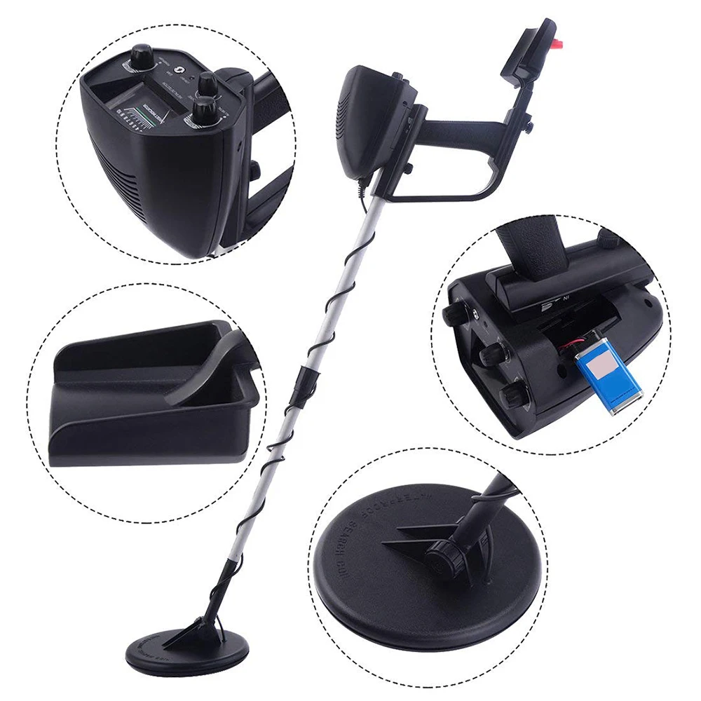 Metal Detector Underground MD4030 D4030P Treasure Gold Detectos Finders Seeker Portable Hunter Detector Black
Metal Detector Underground MD4030 D4030P Treasure Gold Detectos Finders Seeker Portable Hunter Detector Black