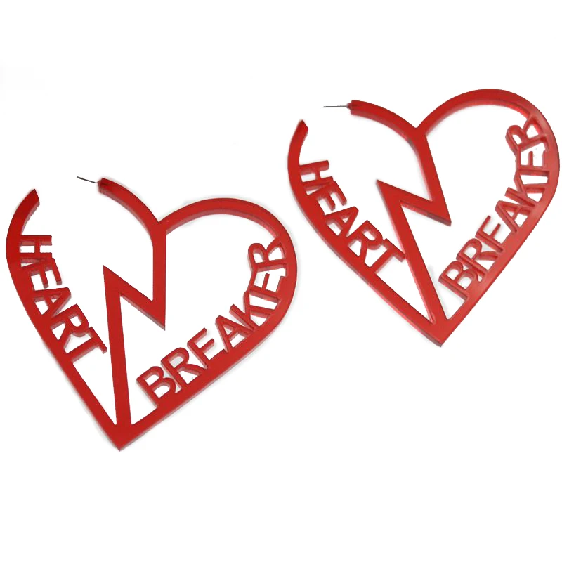 Red Transparent Acrylic Heart Breaker Stud Earrings For Women Girl Exaggerated Big Earrings Fashion Jewelry
Red Transparent Acrylic Heart Breaker Stud Earrings For Women Girl Exaggerated Big Earrings Fashion Jewelry