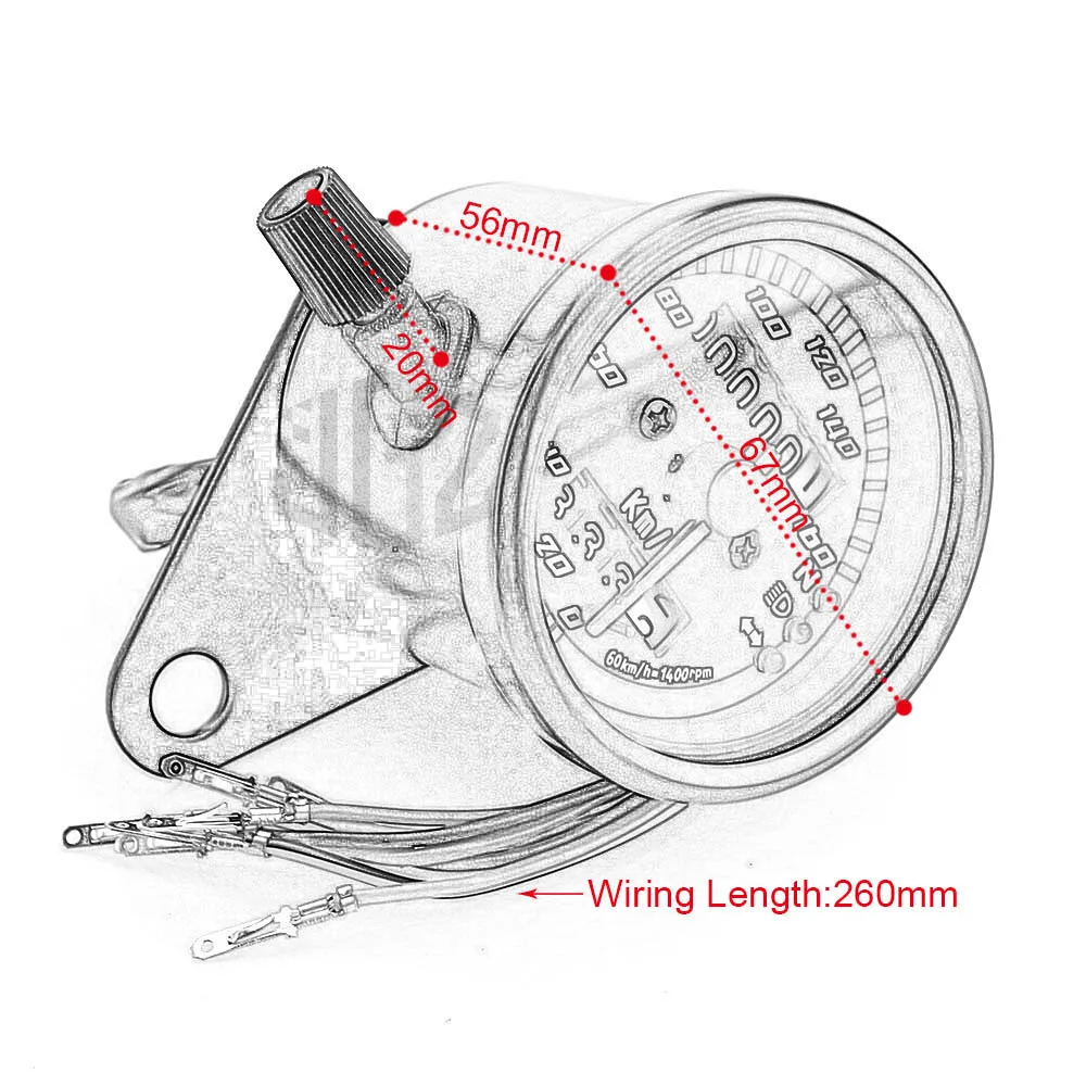 Universal Motorcycle Odometer Speedometer Gauge Dual Digital Display 12V LED Indicator Signal Light Backlight Accessories Modify
Universal Motorcycle Odometer Speedometer Gauge Dual Digital Display 12V LED Indicator Signal Light Backlight Accessories Modify
