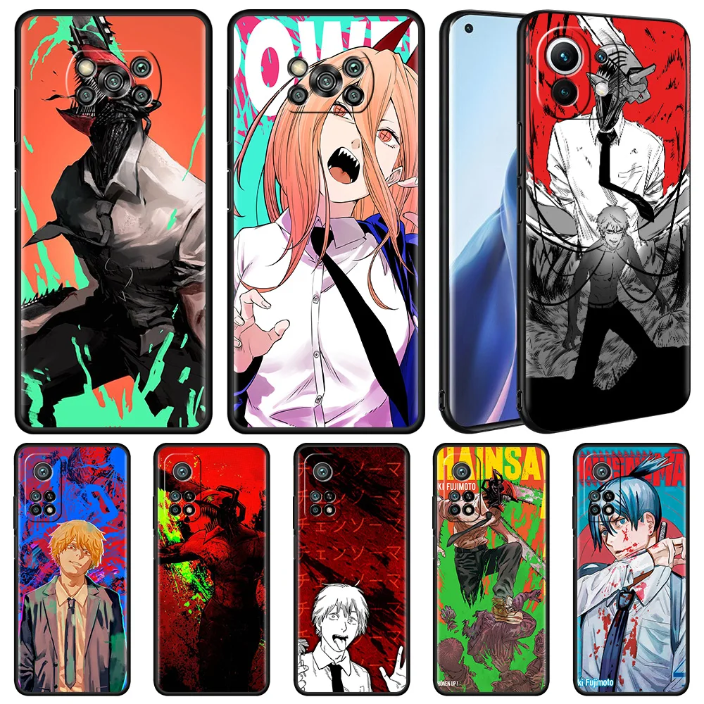 Black Soft Cover For Xiaomi Mi Poco X3 NFC 10T Pro M3 11 Note 10 Lite 9 9T F3 A2 F1 Silicone Phone Case Anime Chainsaw Man Funda
Black Soft Cover For Xiaomi Mi Poco X3 NFC 10T Pro M3 11 Note 10 Lite 9 9T F3 A2 F1 Silicone Phone Case Anime Chainsaw Man Funda