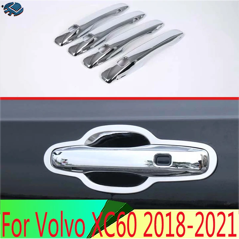 For Volvo XC60 2018 2019 2020 2021 ABS Chrome Door Handle Cover With Smart Key Hole Catch Cap Trim Molding
For Volvo XC60 2018 2019 2020 2021 ABS Chrome Door Handle Cover With Smart Key Hole Catch Cap Trim Molding