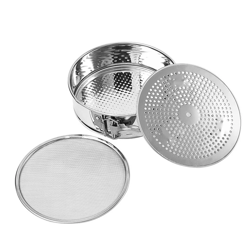 1 Set 3-in-1 Stainless Steel Flour Sieve Sifter Manual Powder Sieve Baking Tool (Silver)
1 Set 3-in-1 Stainless Steel Flour Sieve Sifter Manual Powder Sieve Baking Tool (Silver)
