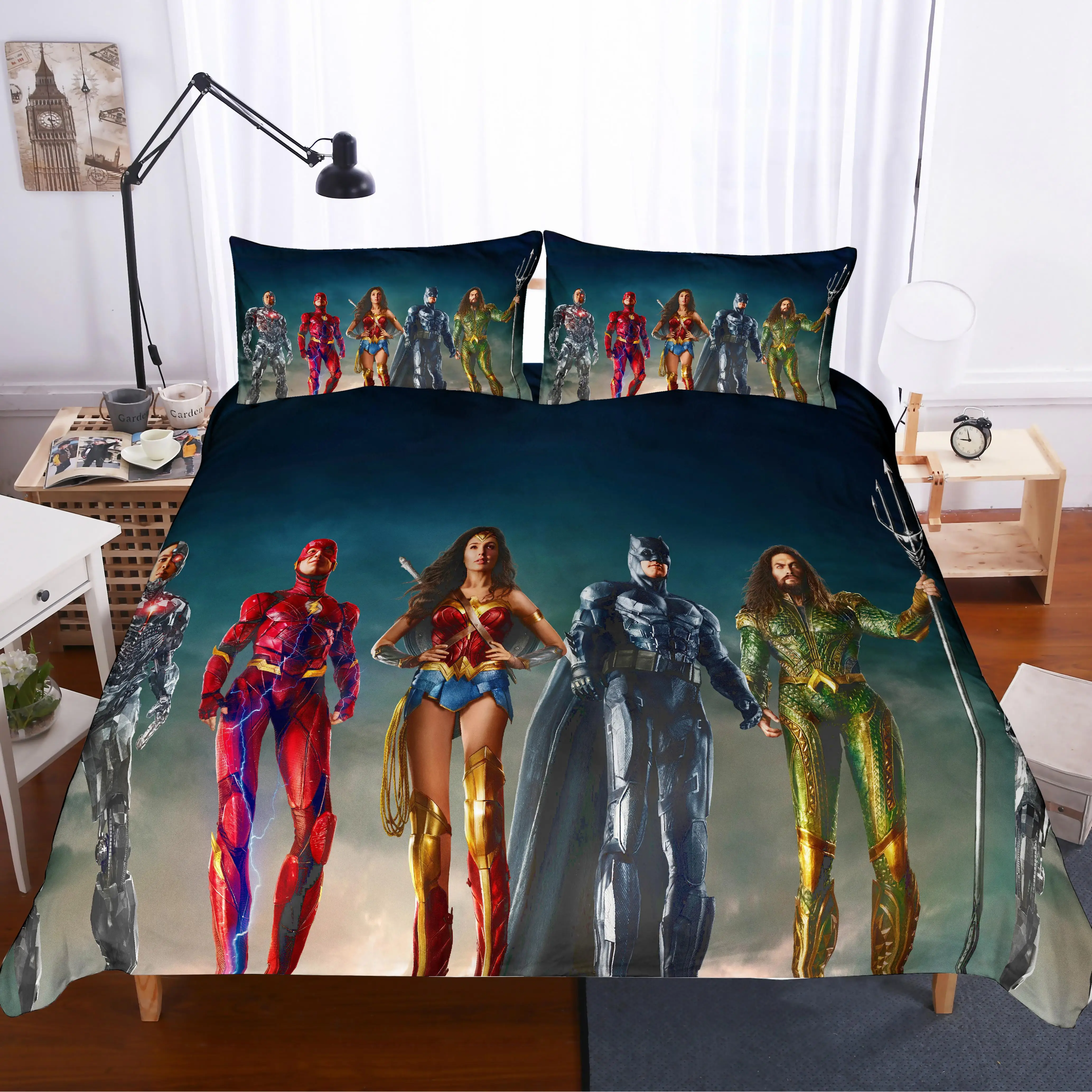Likurb Diving Aquaman Arthur Curry Duvet Case Pillowcase Bedding Set Twin Full Queen King Size for Kids Adults Bedroom Decor
Likurb Diving Aquaman Arthur Curry Duvet Case Pillowcase Bedding Set Twin Full Queen King Size for Kids Adults Bedroom Decor