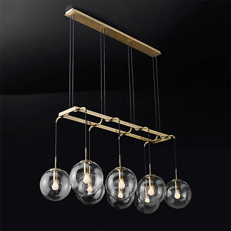 American retro loft fixtures restaurant LED Chandelier lighting Gold/black glass Bar hanging lights living room pendant lamps
American retro loft fixtures restaurant LED Chandelier lighting Gold/black glass Bar hanging lights living room pendant lamps