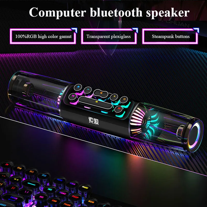 3D Surround Soundbar Computer Speaker Wired LouldSpeakers Subwoofer music center larger power Sound bar for Laptop PC Theater TV
3D Surround Soundbar Computer Speaker Wired LouldSpeakers Subwoofer music center larger power Sound bar for Laptop PC Theater TV