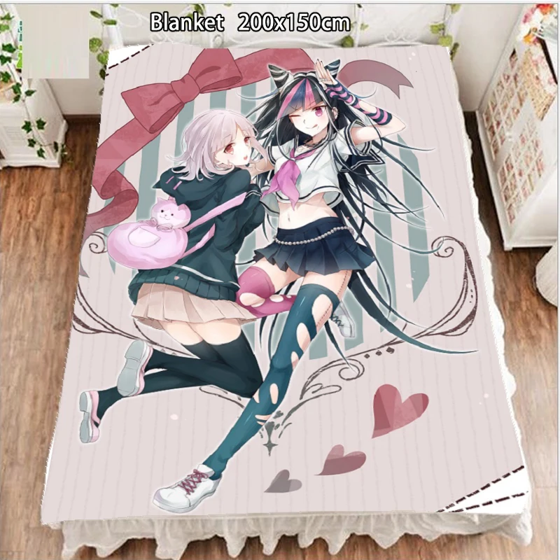Anime Fleece Blanket and Bedspreads danganronpa 2 Goodbye Despair kapiora mioda Blankets for Beds 200cm 100cm
Anime Fleece Blanket and Bedspreads danganronpa 2 Goodbye Despair kapiora mioda Blankets for Beds 200cm 100cm