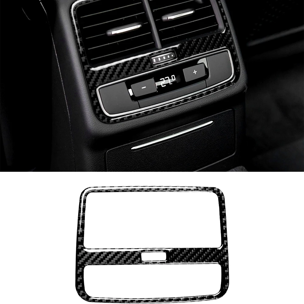 Rear Seat Air Vent Outlet Decoration Cover Trim Sticker Decal for Audi A4 B9 2017 2018 2019 2020 Car Accessories Carbon Fiber
Rear Seat Air Vent Outlet Decoration Cover Trim Sticker Decal for Audi A4 B9 2017 2018 2019 2020 Car Accessories Carbon Fiber