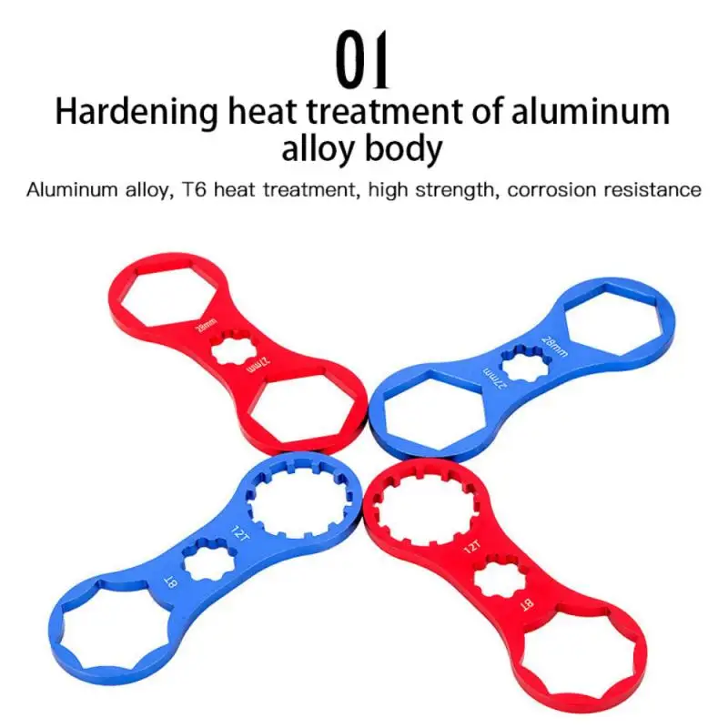 Aluminum Bike Fork Shoulder Wrench For SR Suntour XCR/XCT/XCM/RST 8/12T 27/28mm Bike Front Fork Cap Wrench Disassembly Tools
Aluminum Bike Fork Shoulder Wrench For SR Suntour XCR/XCT/XCM/RST 8/12T 27/28mm Bike Front Fork Cap Wrench Disassembly Tools
