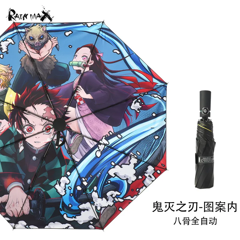 Popular Demon Slayer Kimetsu No Yaiba Cosplay Animation Surrounding New Umbrella Rain or Shine Umbrella Folding Personality
Popular Demon Slayer Kimetsu No Yaiba Cosplay Animation Surrounding New Umbrella Rain or Shine Umbrella Folding Personality