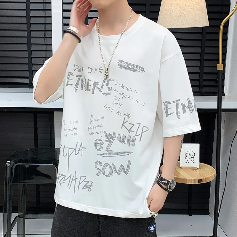 Men T Shirts Streetwear Fashion Printed 2021 Hip-Hop Cotton T-Shirt Summer Japanese Male Causal Tshirts Fashion Top Tees
Men T Shirts Streetwear Fashion Printed 2021 Hip-Hop Cotton T-Shirt Summer Japanese Male Causal Tshirts Fashion Top Tees