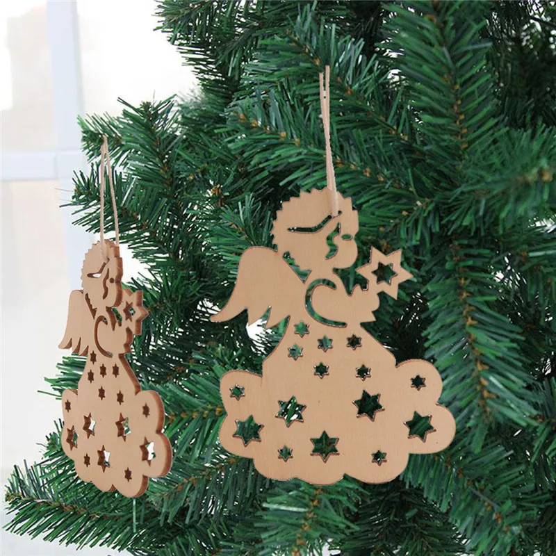 10pcs Wooden Angel Kids Crafts Hanging Ornaments Xmas Decoration Blank Wood To Paint
10pcs Wooden Angel Kids Crafts Hanging Ornaments Xmas Decoration Blank Wood To Paint