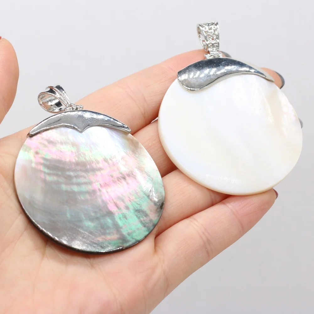 Natural Abalone Shell Pendant Round shape Mother of Pearl Exquisite charms For jewelry making DIY Necklace accessories
Natural Abalone Shell Pendant Round shape Mother of Pearl Exquisite charms For jewelry making DIY Necklace accessories