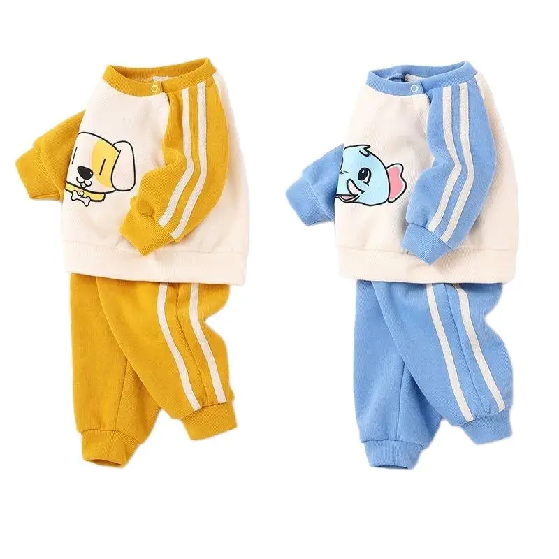 VIDMID Baby sweater set spring and autumn boys' top spring girls' new baby clothing suit baby spring two piece set P4901
VIDMID Baby sweater set spring and autumn boys' top spring girls' new baby clothing suit baby spring two piece set P4901