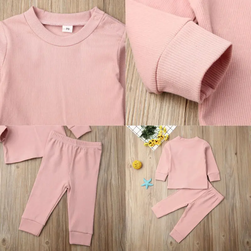 Toddler Kid Baby Boy Girl Fall Clothing Set Long Sleeve Cotton Solid Top Long Pants Outfit Autumn Clothes
Toddler Kid Baby Boy Girl Fall Clothing Set Long Sleeve Cotton Solid Top Long Pants Outfit Autumn Clothes