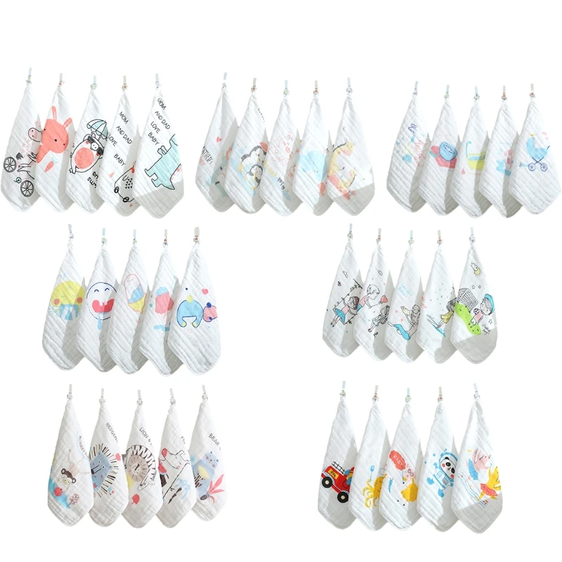 5 Pcs Baby Washing Face Cloths Soft Absorbent Gauze Saliva Towel Bibs Bath Towel Cotton Burp Cloth Handkerchief Kindergarten
5 Pcs Baby Washing Face Cloths Soft Absorbent Gauze Saliva Towel Bibs Bath Towel Cotton Burp Cloth Handkerchief Kindergarten