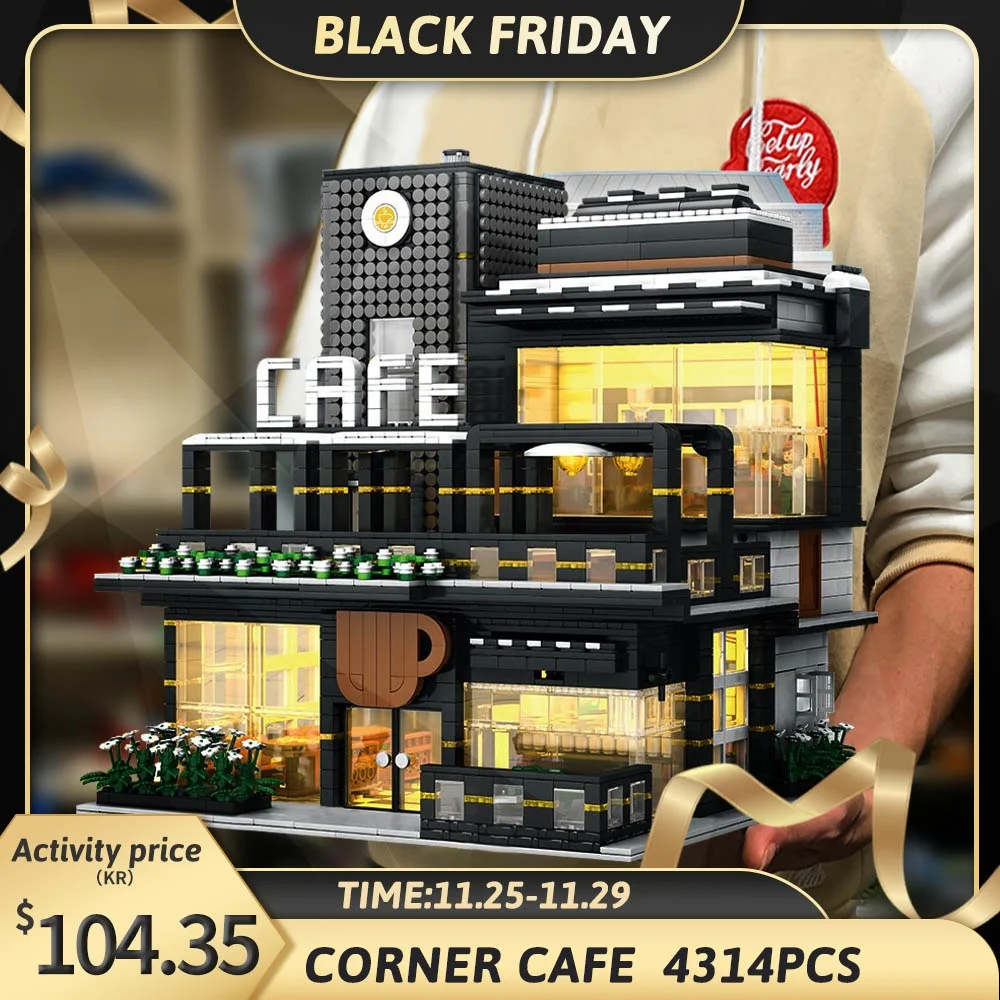 Creative Expert Street View 4314Pcs Corner Cafe Bricktoria Modular MOC Bricks Model Building Blocks Toy Grand Emporium 86007
Creative Expert Street View 4314Pcs Corner Cafe Bricktoria Modular MOC Bricks Model Building Blocks Toy Grand Emporium 86007