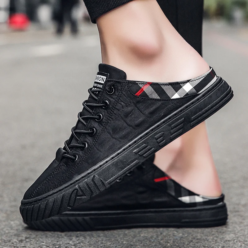 2021 Summer Fashion Men Board Shoes Breathable Soft Semi-slipper Sandals Comfortable Walking Shoes Outdoor Non-slip Sneakers Men
2021 Summer Fashion Men Board Shoes Breathable Soft Semi-slipper Sandals Comfortable Walking Shoes Outdoor Non-slip Sneakers Men