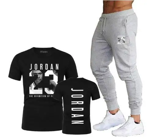 2021 men's sportswear, personalized printed short sleeve T-shirt and casual pants, fitness morning running suit, summer novelty
2021 men's sportswear, personalized printed short sleeve T-shirt and casual pants, fitness morning running suit, summer novelty