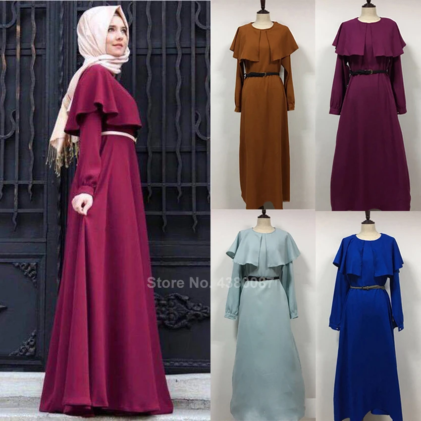 Dubai Arab Women Muslim Traditional Abaya Gown Islamic Clothing Ruffle Loose Style Long Sleeve Dress Turkish Kaftan Ramadon
Dubai Arab Women Muslim Traditional Abaya Gown Islamic Clothing Ruffle Loose Style Long Sleeve Dress Turkish Kaftan Ramadon