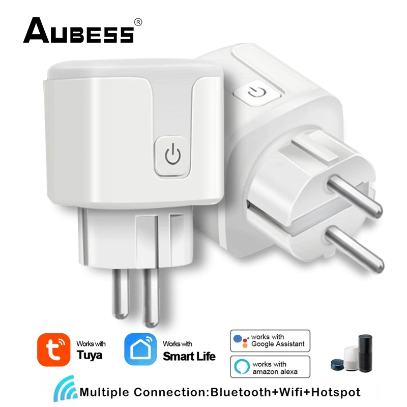 AUBESS Tuya WiFi EU Smart Plug 16A Adapter Wireless Remote Voice Control Power Monitor Timer Socket For Tuya App Power Socket
AUBESS Tuya WiFi EU Smart Plug 16A Adapter Wireless Remote Voice Control Power Monitor Timer Socket For Tuya App Power Socket