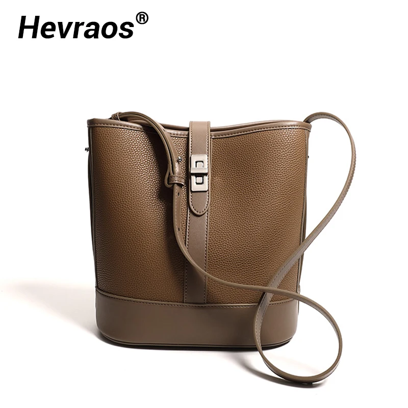 Fashion Genuine Leather Composite Bags For Ladies Casual Large Capacity Bucket Bags Women Handbag Simple Vintage Messenger Bag
Fashion Genuine Leather Composite Bags For Ladies Casual Large Capacity Bucket Bags Women Handbag Simple Vintage Messenger Bag