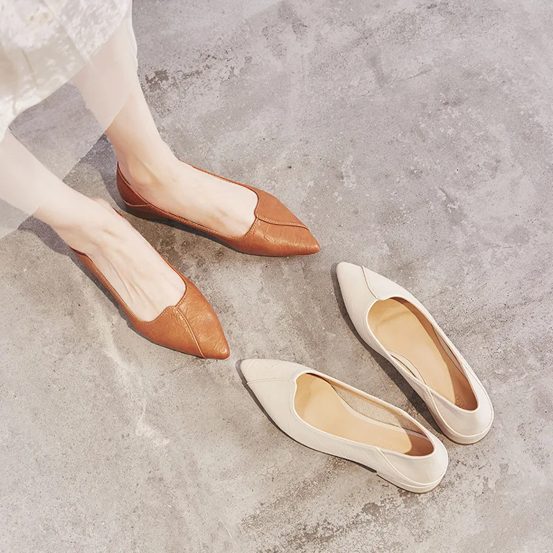 Women's shoes pointed single shoes women 2020 spring and summer new thick with wild flat grandma shoes
Women's shoes pointed single shoes women 2020 spring and summer new thick with wild flat grandma shoes