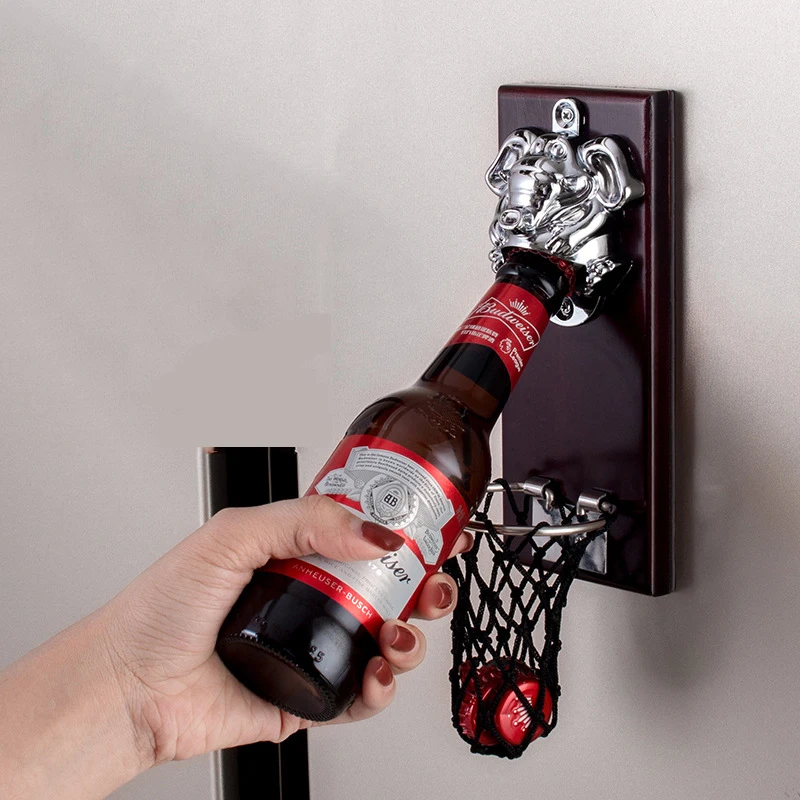1Pcs Wine Beer Bottle Opener Wall Mount Bottle Basketball Bottle Opener Tools With Embedded Magnetic Cap Catcher kitchen tools
1Pcs Wine Beer Bottle Opener Wall Mount Bottle Basketball Bottle Opener Tools With Embedded Magnetic Cap Catcher kitchen tools