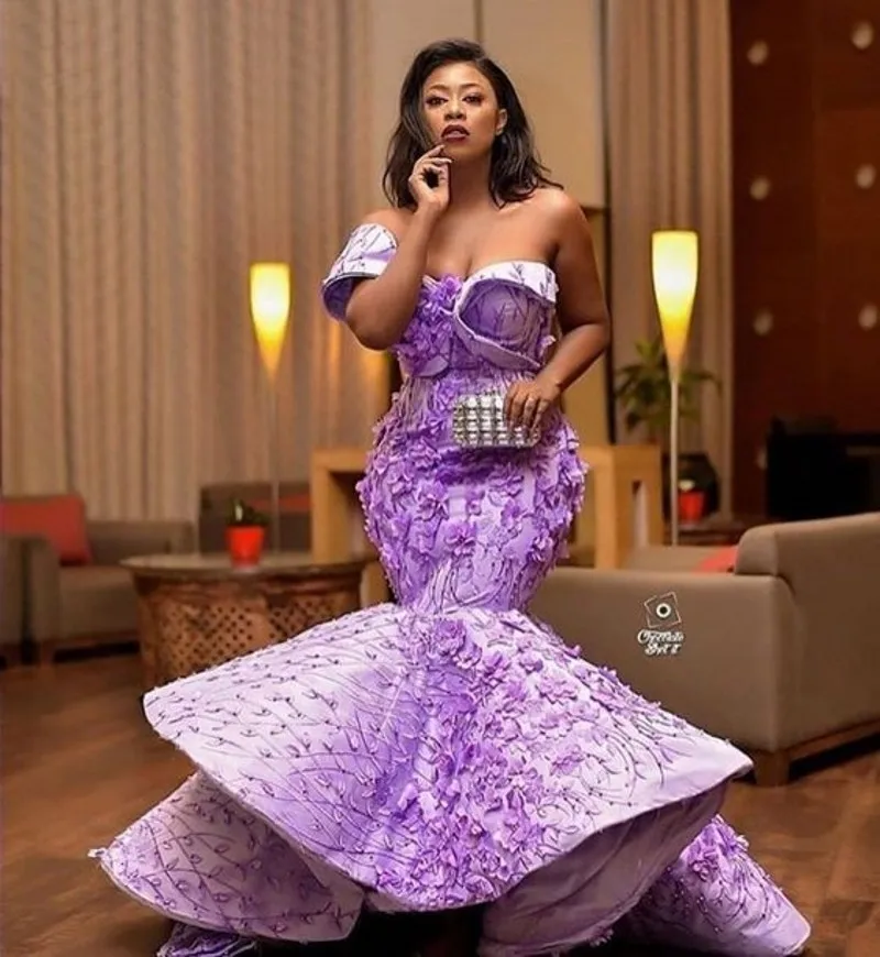 Sexy Aso Ebi Lilac Mermaid Evening Dresses For Women One Shoulder Applique Afrcian Prom Gowns Custom Made Wedding Guest Dress
Sexy Aso Ebi Lilac Mermaid Evening Dresses For Women One Shoulder Applique Afrcian Prom Gowns Custom Made Wedding Guest Dress