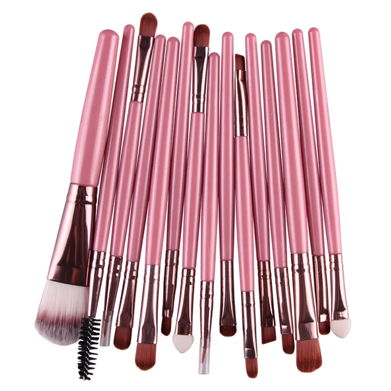 15Pcs Makeup Cosmetic BeautyTools Eyelash Lip Foundation Powder Eye Shadow Brow Eyeliner Cosmetic Make Up Brush Beauty Tool PH2
15Pcs Makeup Cosmetic BeautyTools Eyelash Lip Foundation Powder Eye Shadow Brow Eyeliner Cosmetic Make Up Brush Beauty Tool PH2