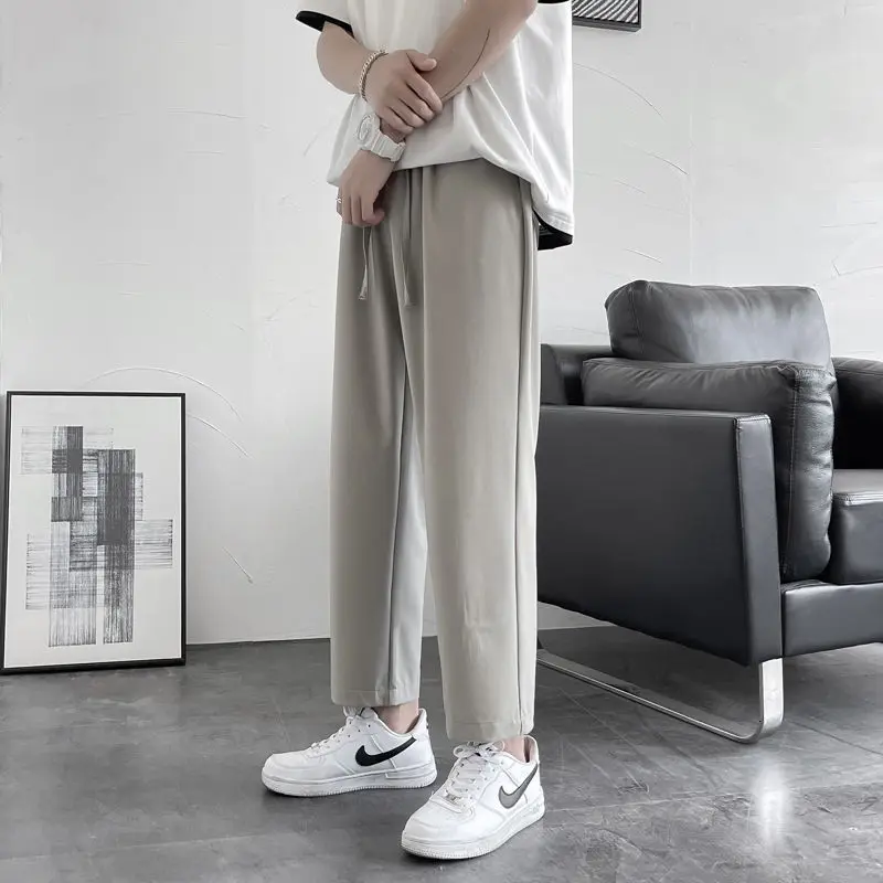 Summer Thin Casual Pants Men's Fashion Apricot Gray Black Suit Pants Men Loose Straight-leg Pants Mens Dress Pants M-2XL
Summer Thin Casual Pants Men's Fashion Apricot Gray Black Suit Pants Men Loose Straight-leg Pants Mens Dress Pants M-2XL