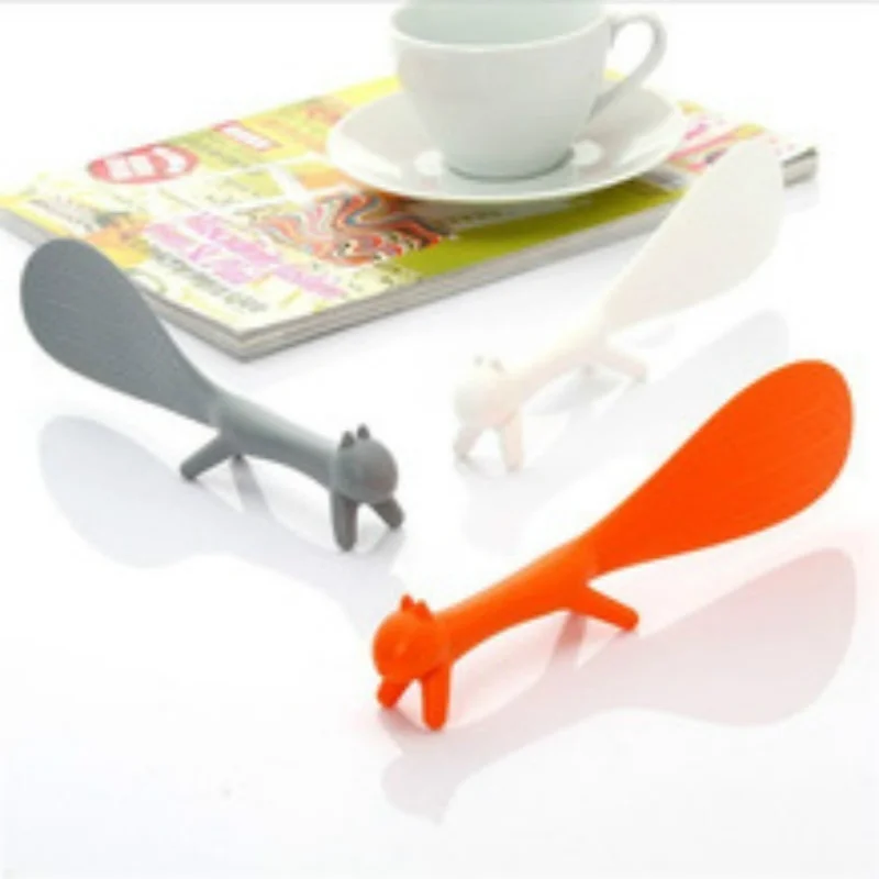 3 colors Cartoon Squirrel Spoon Non Stick Rice Paddle Ladle Lovely Meal Spoon Cooking Tools Kitchen Accessories
3 colors Cartoon Squirrel Spoon Non Stick Rice Paddle Ladle Lovely Meal Spoon Cooking Tools Kitchen Accessories