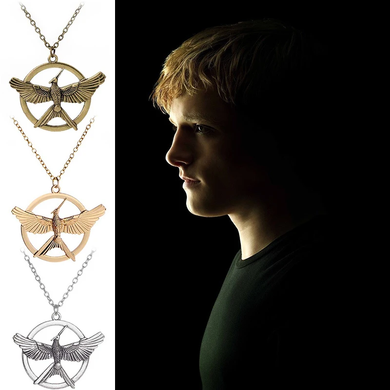 Fashion Men Jewelry Retro Bird Pendant Necklace Popular The Hunger Games Necklace Choker For Fans
Fashion Men Jewelry Retro Bird Pendant Necklace Popular The Hunger Games Necklace Choker For Fans