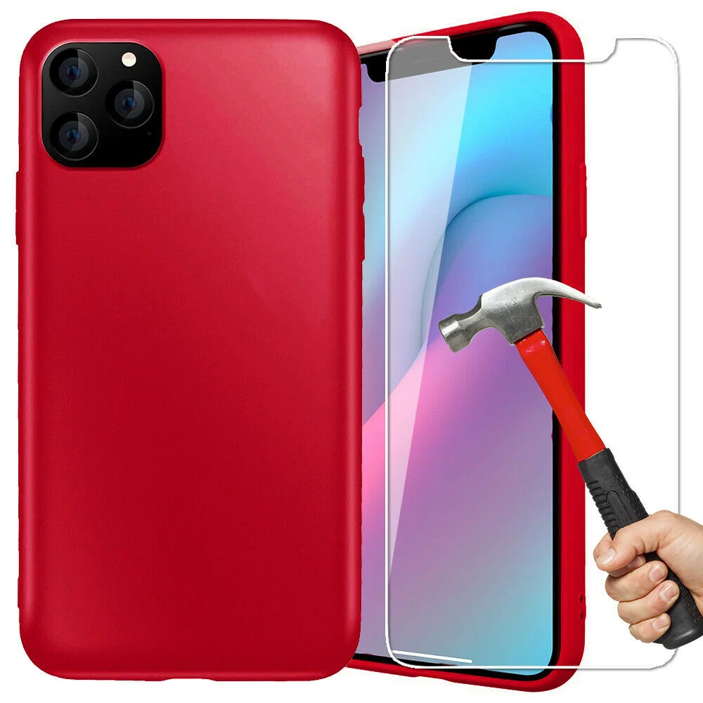 Ultra Slim Coque Pour iPhone 11 Pro Max/XS/XR + Vitre Protection Verre tremp
Ultra Slim Coque Pour iPhone 11 Pro Max/XS/XR + Vitre Protection Verre tremp