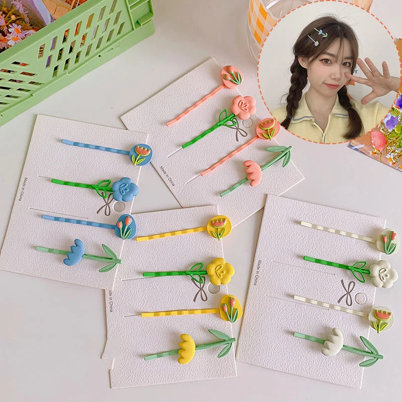 Candy Color Tulip Flowers Metal Hairpins Alloy Geometric Sweet Flower Barrettes Slim Flower Hair Clip Fashion Hair Accessories
Candy Color Tulip Flowers Metal Hairpins Alloy Geometric Sweet Flower Barrettes Slim Flower Hair Clip Fashion Hair Accessories