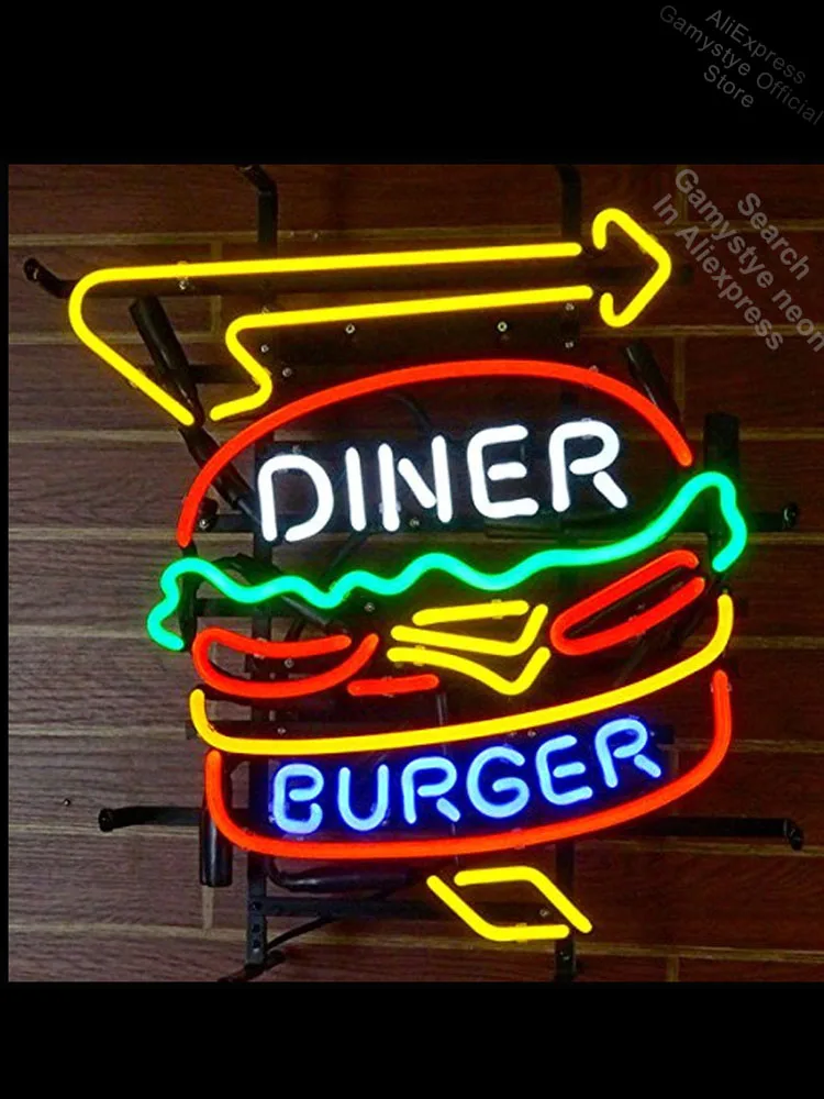 Neon Sign for Diner Burger neon bulb Sign Restaurant Neon lights Sign Polis Signage Shop Beer Bar Pub Neon Bulbs Decorative beer
Neon Sign for Diner Burger neon bulb Sign Restaurant Neon lights Sign Polis Signage Shop Beer Bar Pub Neon Bulbs Decorative beer