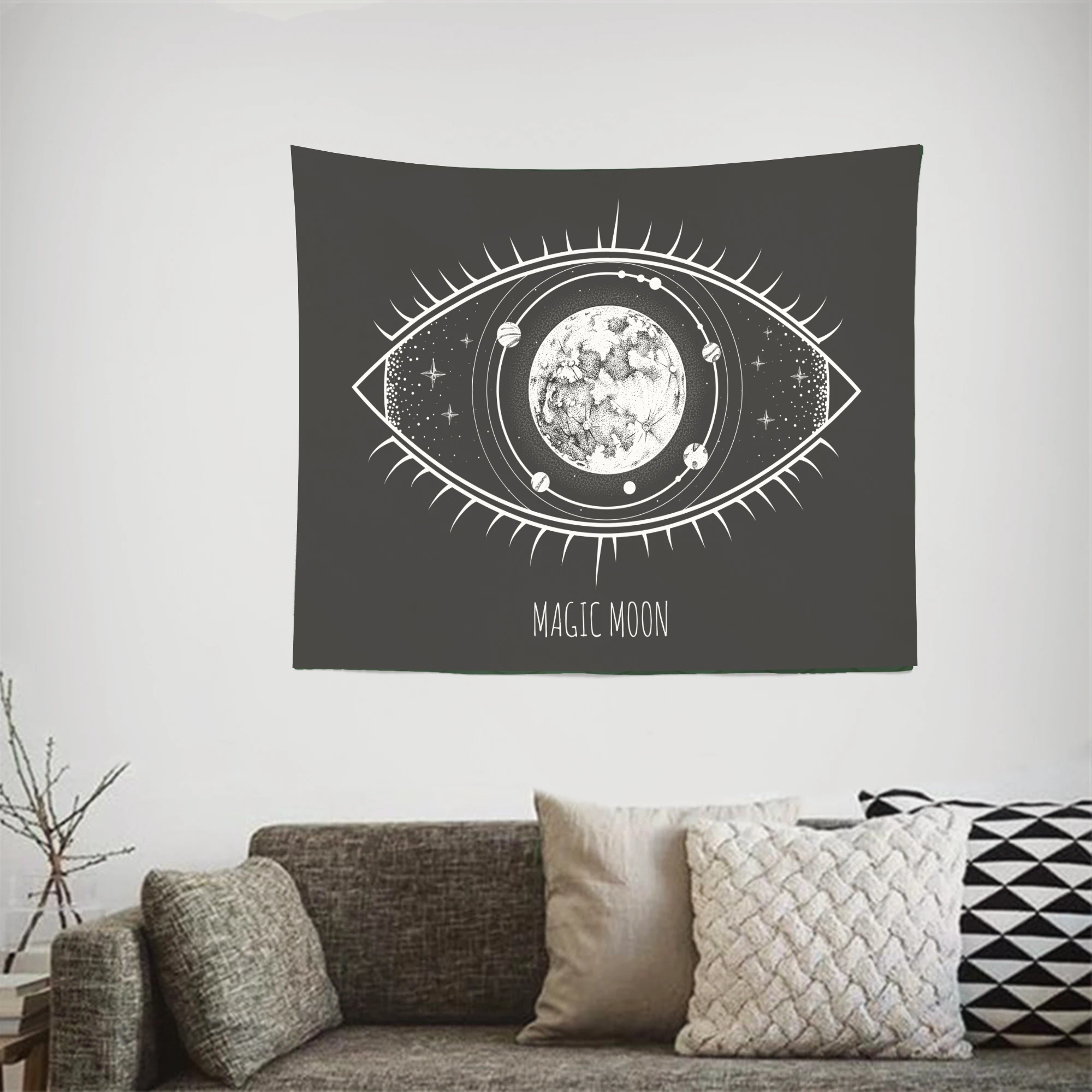 Witchcraft Tarot Tapestry Wall Hanging Tarot Augury Psychedelic Tapestry Moon Cat Hand Wall Carpet Blanket
Witchcraft Tarot Tapestry Wall Hanging Tarot Augury Psychedelic Tapestry Moon Cat Hand Wall Carpet Blanket