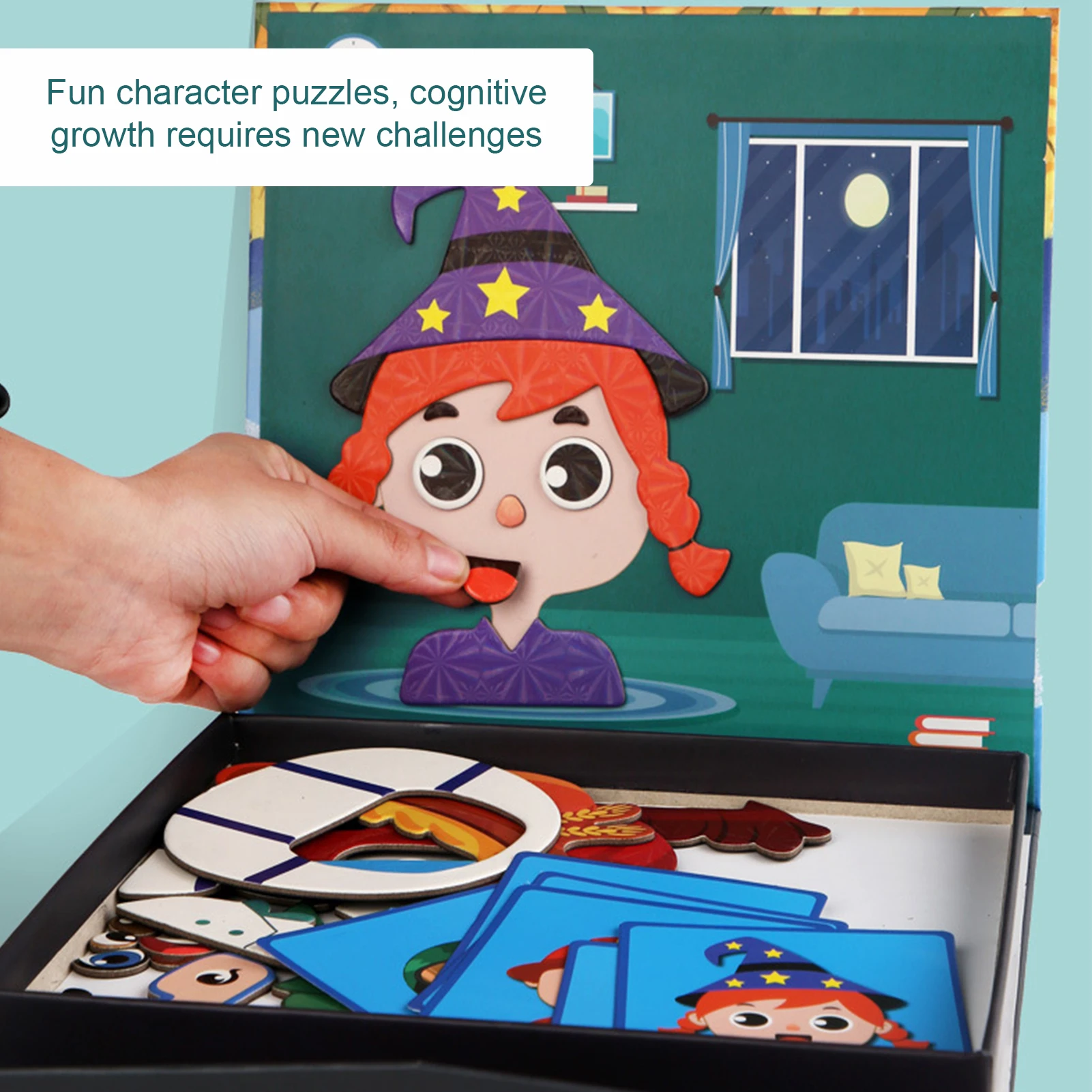 Baby Toys Wooden Magnetic Puzzle Face Emotion Puzzle Toys Cartoon Intelligence Jigsaw Puzzle Toys For Children economical
Baby Toys Wooden Magnetic Puzzle Face Emotion Puzzle Toys Cartoon Intelligence Jigsaw Puzzle Toys For Children economical