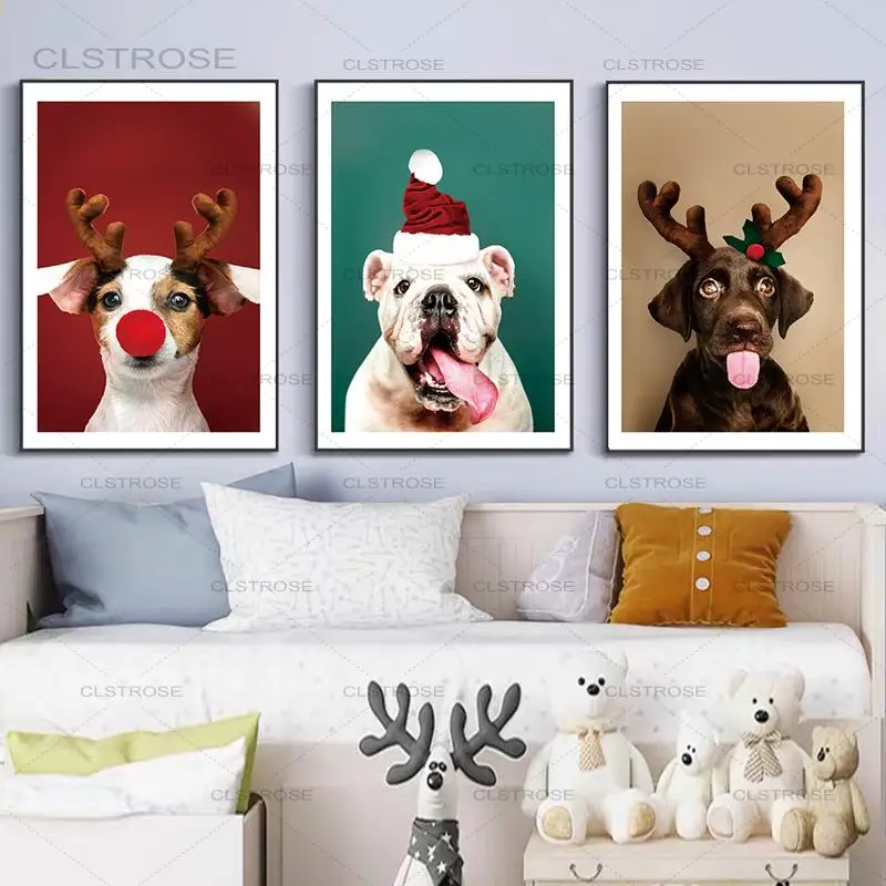Cartoon Animal Dog Canvas Painting Christmas Gift Nordic Wall Art Posters and Prints Modular Picture Home Decor Children's Room
Cartoon Animal Dog Canvas Painting Christmas Gift Nordic Wall Art Posters and Prints Modular Picture Home Decor Children's Room