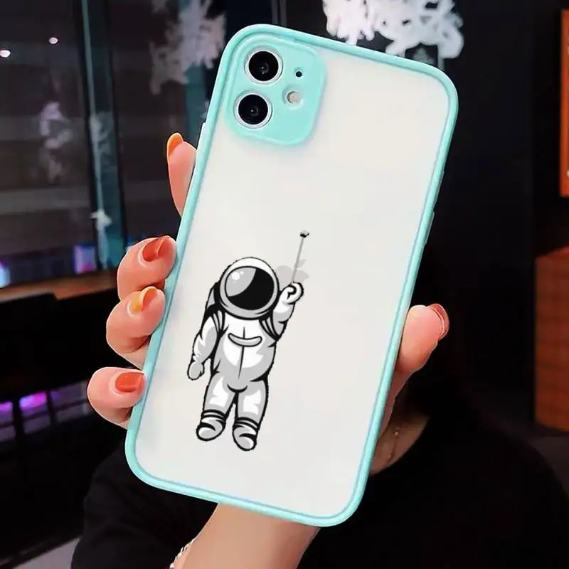 astronaut Cartoons Phone Case Matte Transparent for iPhone 7 8 11 12 s mini pro X XS XR MAX Plus cover funda
astronaut Cartoons Phone Case Matte Transparent for iPhone 7 8 11 12 s mini pro X XS XR MAX Plus cover funda