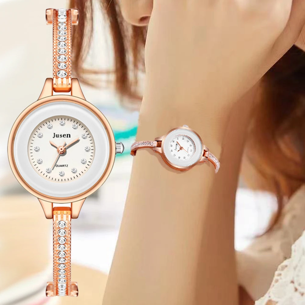 Rose gold Women Fashion Bracelet Watches Luxury Diamond Stainless Steel Bangle Watch Elegant Ladies Small Wristwatches Quartz
Rose gold Women Fashion Bracelet Watches Luxury Diamond Stainless Steel Bangle Watch Elegant Ladies Small Wristwatches Quartz