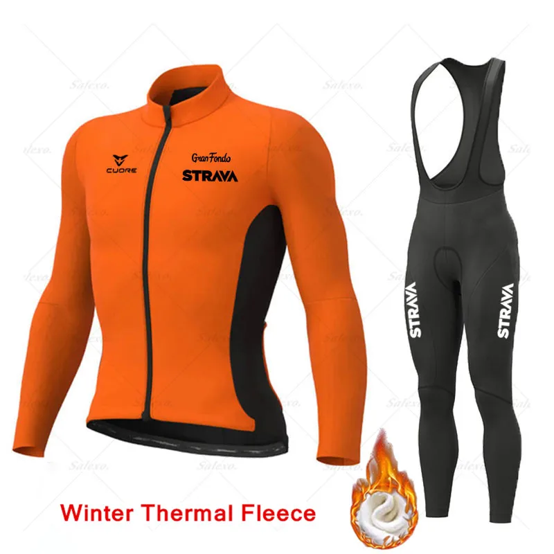 STRAVA Winter Cycling Jersey Set Mountian Bicycle Mens Thermal Fleece Racing Bike Cycling Suit Ropa Ciclismo Cycling Clothing
STRAVA Winter Cycling Jersey Set Mountian Bicycle Mens Thermal Fleece Racing Bike Cycling Suit Ropa Ciclismo Cycling Clothing
