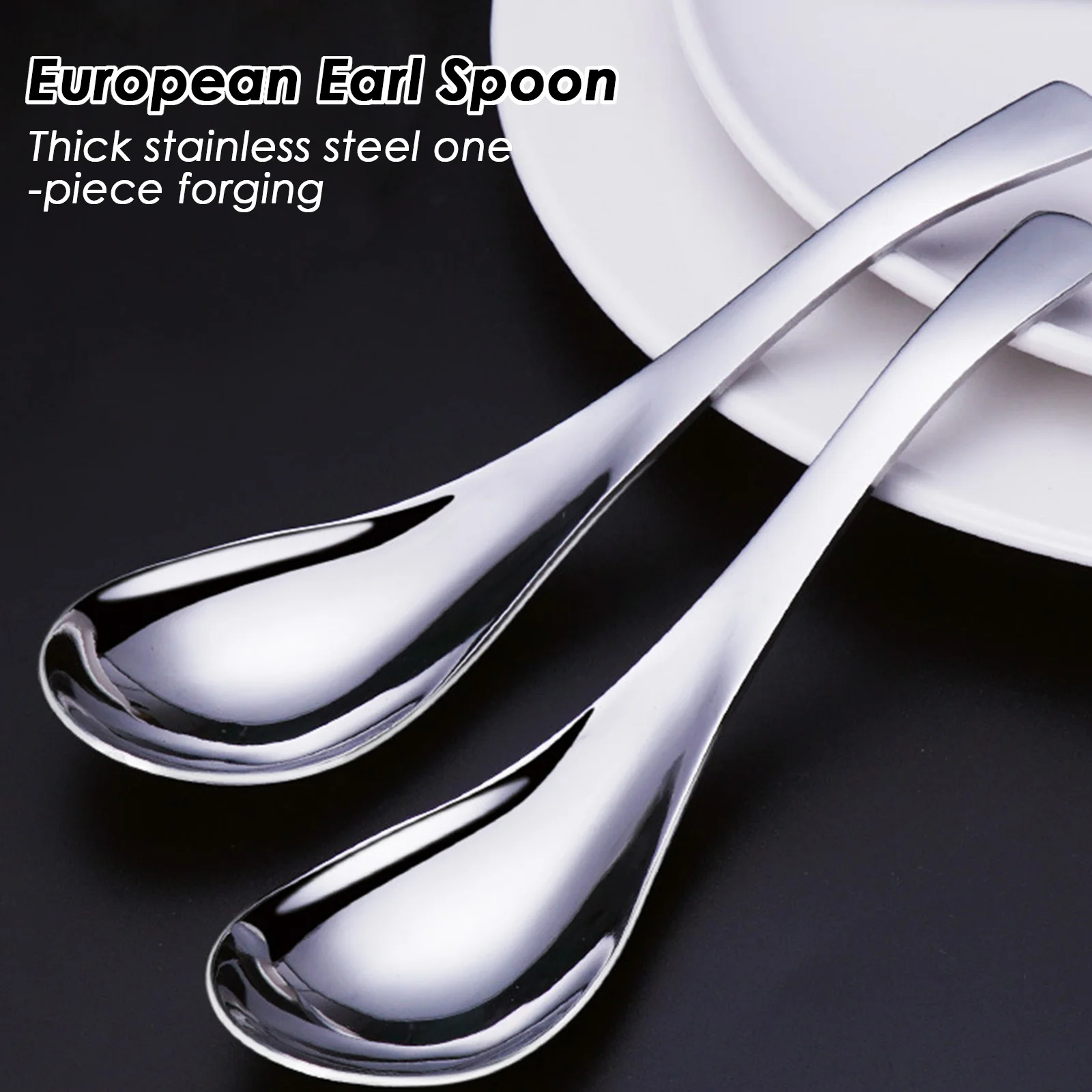 Stainless Steel Soup Spoon Coffee Spoon Short Handle Soup Spoon Set Metal Kitchen Dinner Spoons For Soup Rice Porridge Tableware
Stainless Steel Soup Spoon Coffee Spoon Short Handle Soup Spoon Set Metal Kitchen Dinner Spoons For Soup Rice Porridge Tableware