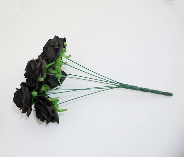 7 Heads Simulation Black Rose Wedding Dining Table Bedroom Living Room Christmas Home Decorations Valentine's Day Gifts
7 Heads Simulation Black Rose Wedding Dining Table Bedroom Living Room Christmas Home Decorations Valentine's Day Gifts
