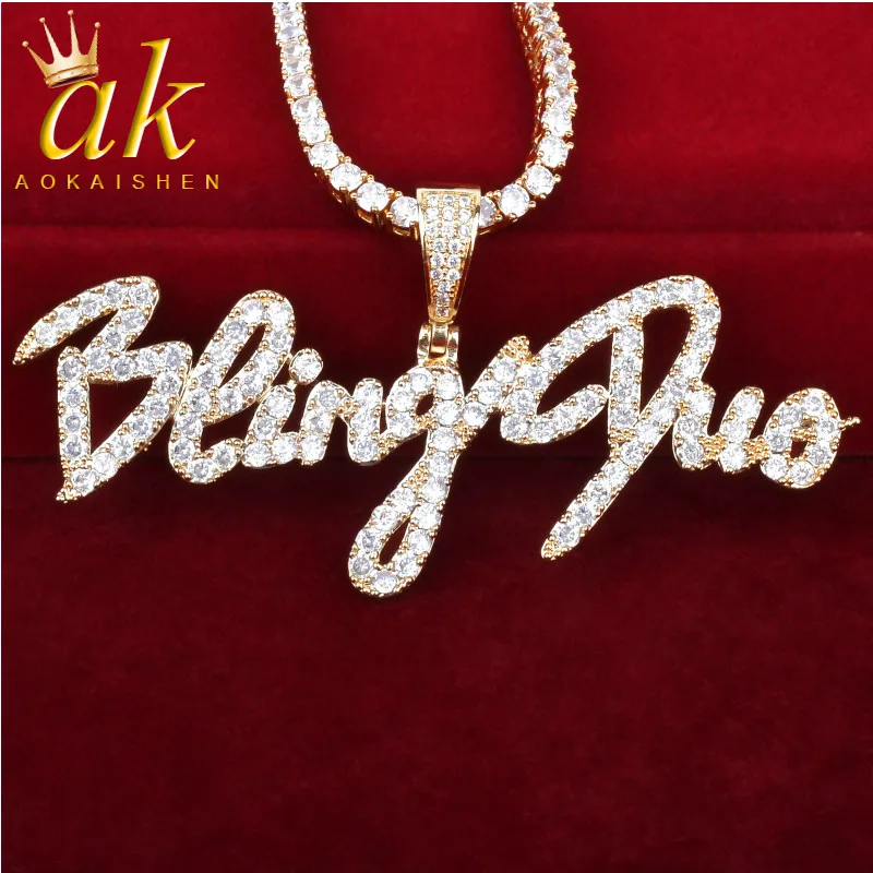 Letter Pendant Necklace For Men With 4mm Tennis Chain Gold Color Cubic Zircon Bling Hip Hop Jewelry
Letter Pendant Necklace For Men With 4mm Tennis Chain Gold Color Cubic Zircon Bling Hip Hop Jewelry