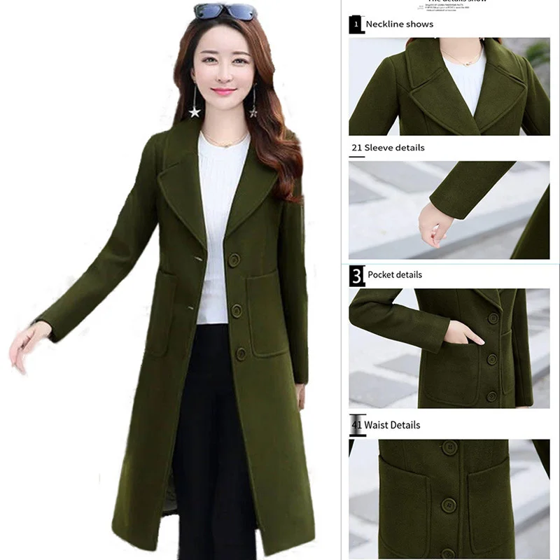 Женское пальто SHZQ, новинка 2021, плотное шерстяное пальто, облегающее и тонкое однотонное модное шерстяное пальто средней длины
Женское пальто SHZQ, новинка 2021, плотное шерстяное пальто, облегающее и тонкое однотонное модное шерстяное пальто средней длины