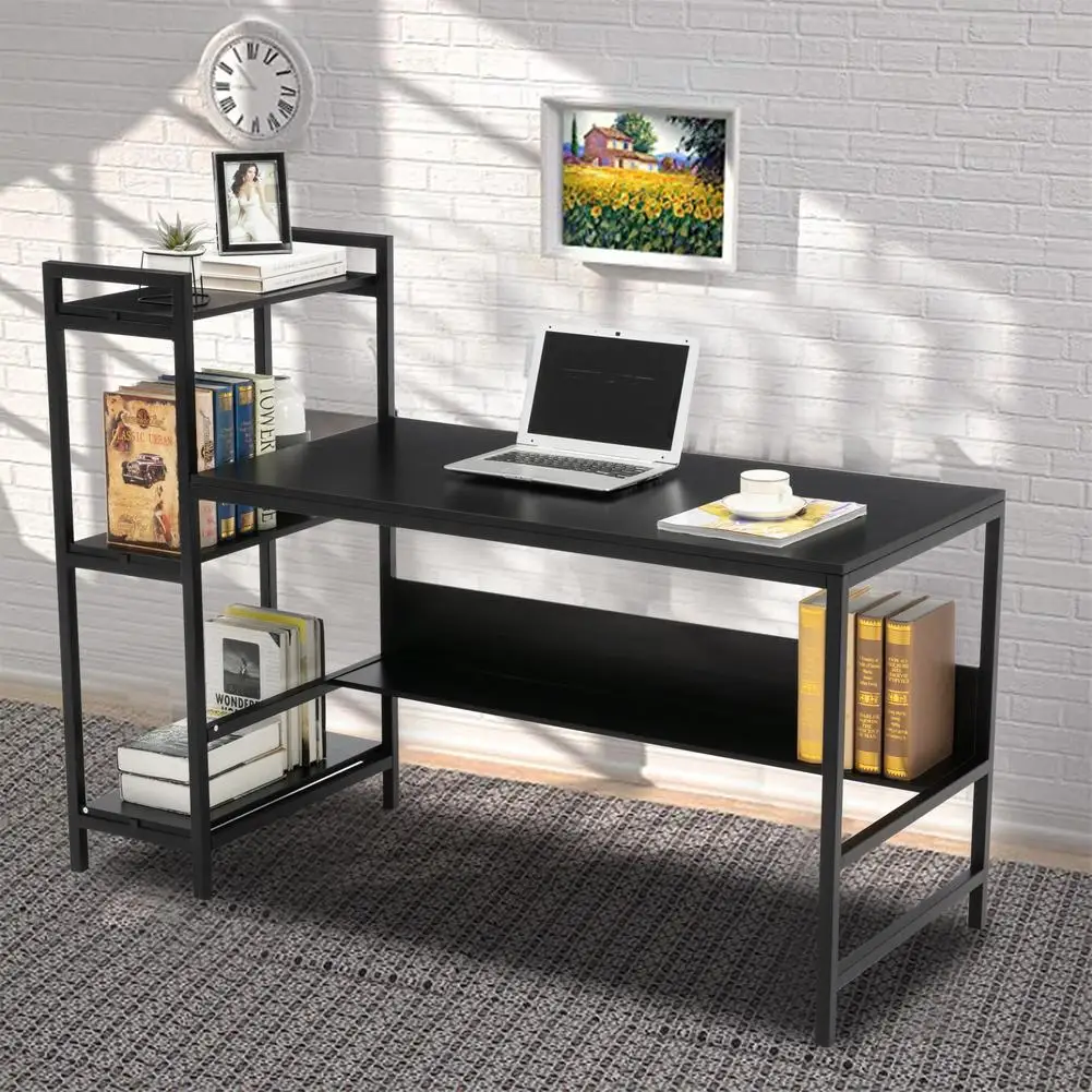 59.06In Home Office Desk With Storage Bookshelf Study Writing Study Desk PC Laptop Table Thickened Desktop & Sturdy Metal Frame
59.06In Home Office Desk With Storage Bookshelf Study Writing Study Desk PC Laptop Table Thickened Desktop & Sturdy Metal Frame