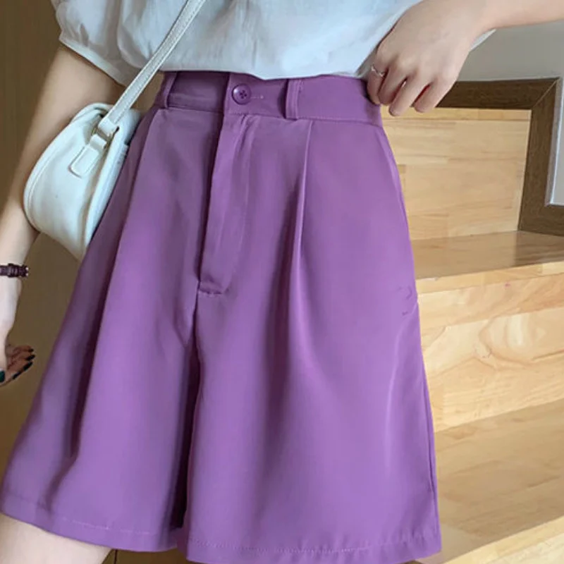 Shorts Women Solid High Waist Pocket Korean Style Female Chic Elegant Pants Stylish Popular Streetwear Oversized Pantalon Femme
Shorts Women Solid High Waist Pocket Korean Style Female Chic Elegant Pants Stylish Popular Streetwear Oversized Pantalon Femme